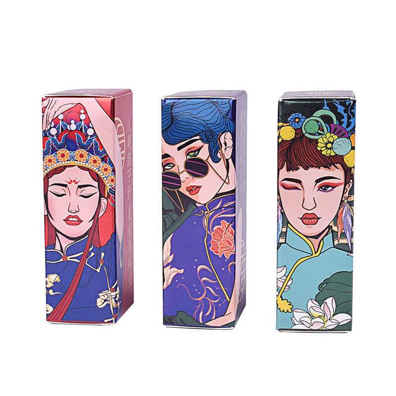 Wholesale Color Printing Packaging Box Makeup Box Mascara Paper Box Custom Lipstick Packaging Box