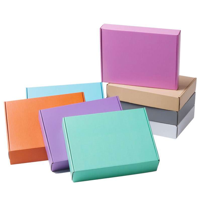Customized logo color mailing box MOQ mailing box insert, with handle, used to transport goods