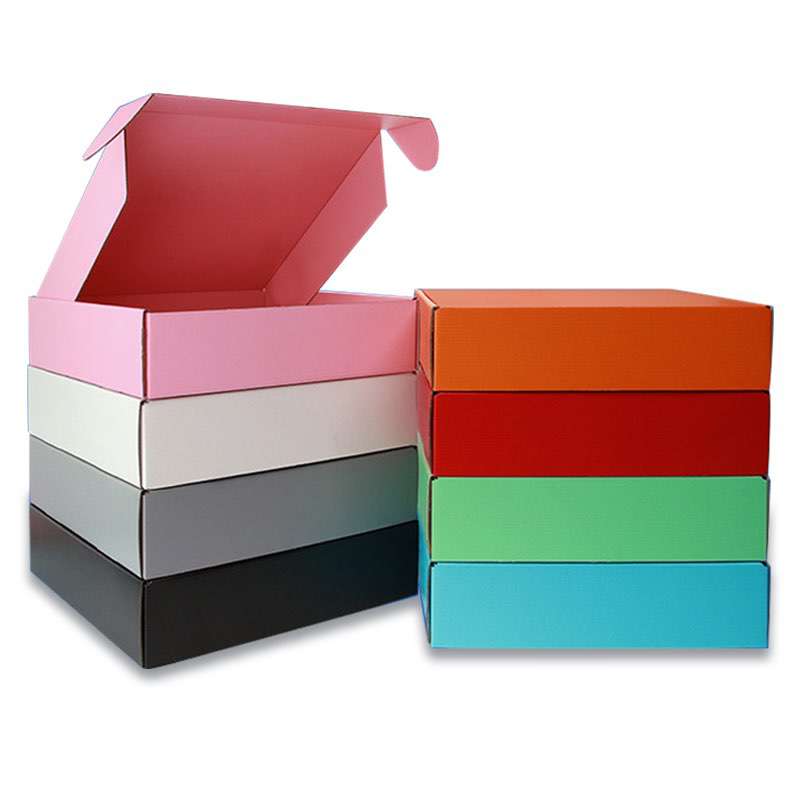 Customized logo color mailing box MOQ mailing box insert, with handle, used to transport goods