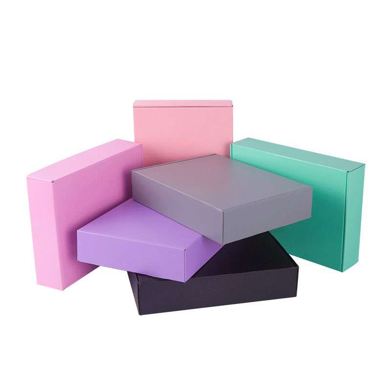 Customized logo color mailing box MOQ mailing box insert, with handle, used to transport goods