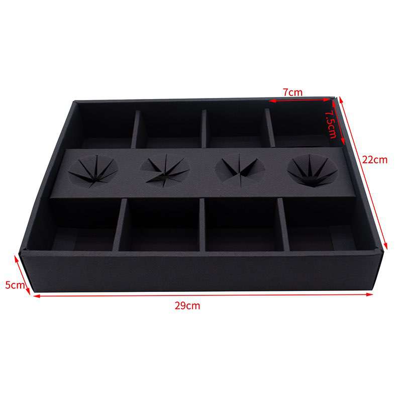 drop shipping wholesale black party favorite grazing box grazing box catering packaging platter box with dividers