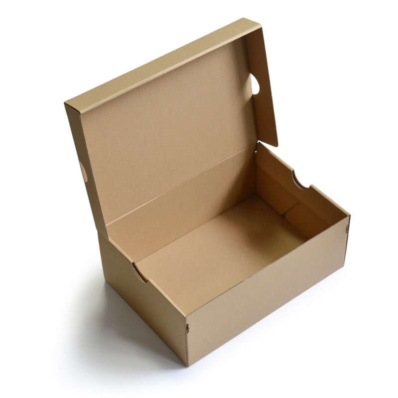 Custom express delivery mailer kraft paper shoe carton storage boxes