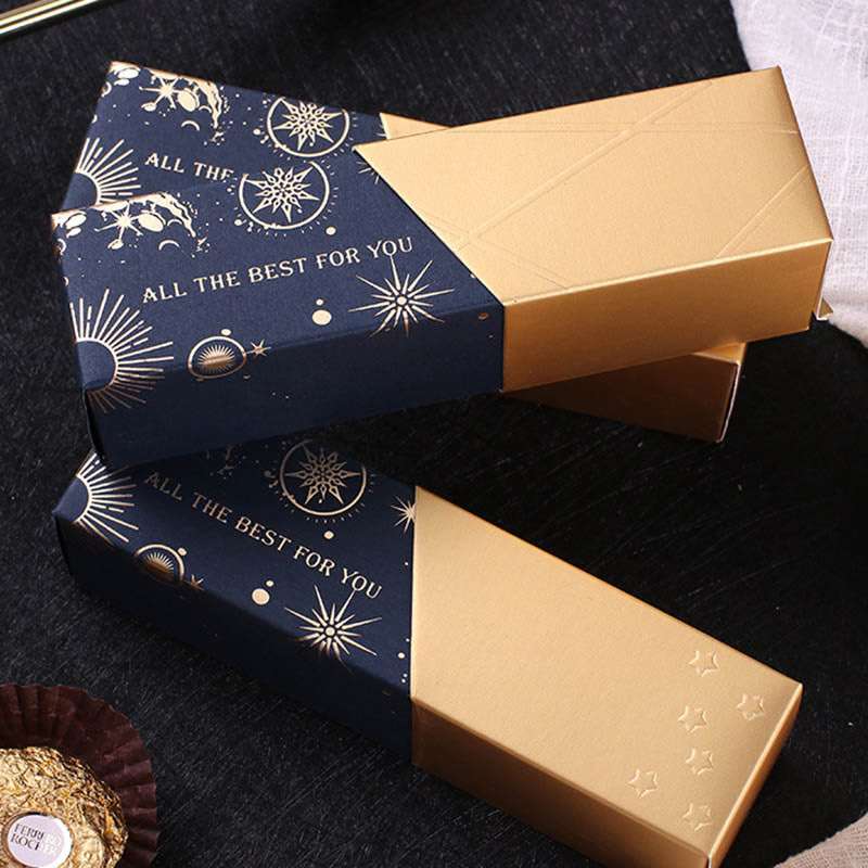 Customized Wholesale Bronzing Candy Box Chocolate Box Gift Wedding Birthday Party Valentine's Day