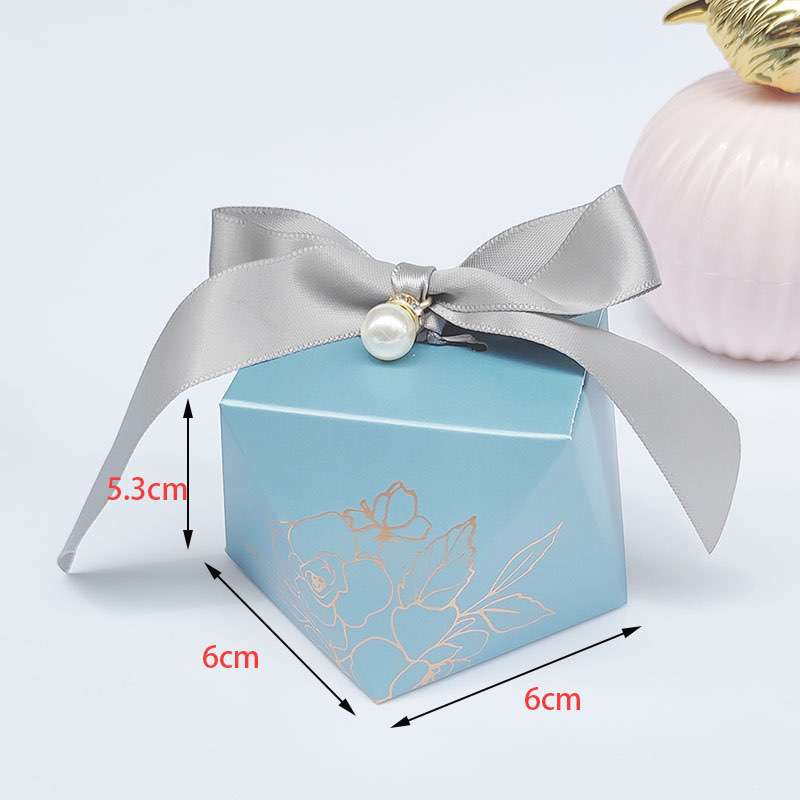 Gift Box Shape Paper Candy Boxes Chocolate Packaging Box Wedding Favors for Guests Baby Shower Birthday Party