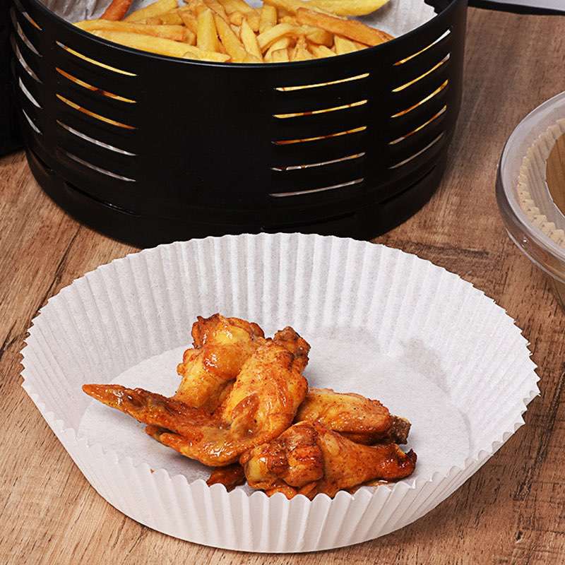 Air Fryer Disposable Paper Liner, Non-Stick Disposable Air Fryer Liners, Baking Paper for Air Fryer Oil-Proof