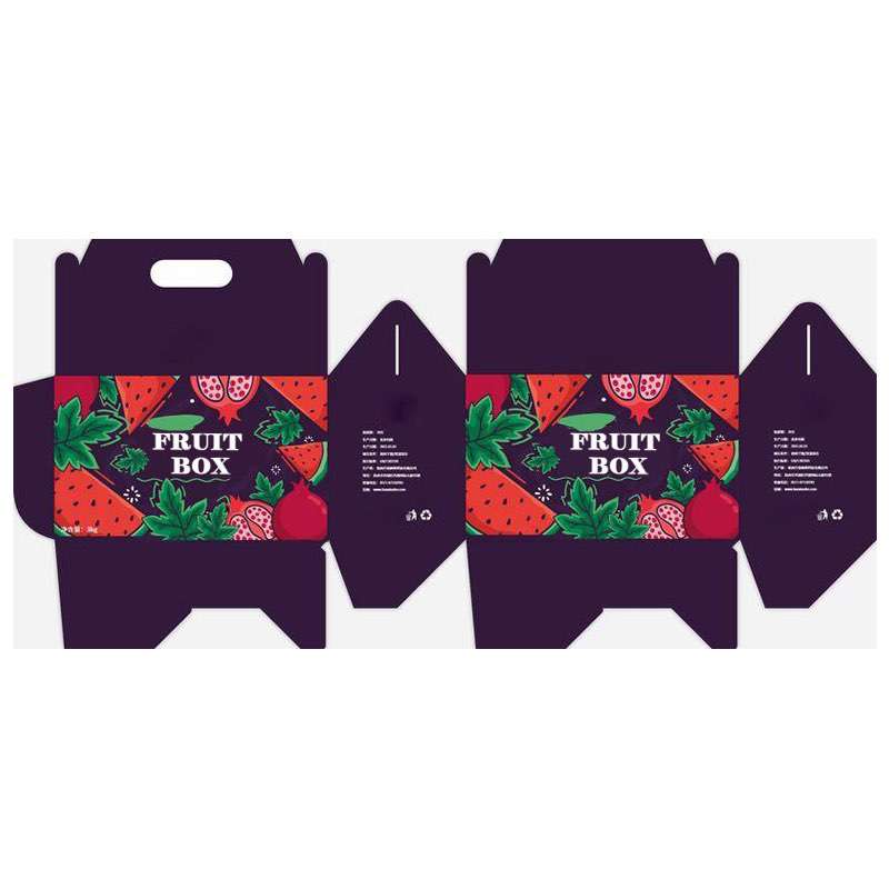 Custom Dustproof Fruit Corrugated Paper Box With Handle - Holidaypac
