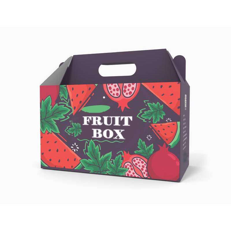 Custom Dustproof Fruit Corrugated Paper Box With Handle - Holidaypac